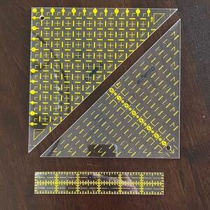 Bundle of 3 Omnigrid Quilting Rulers